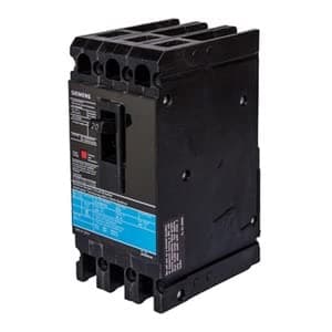 SIEMENS SIEED43B060L SIE ED43B060L - Interruptor automático 3 polos 60A 480V, color negro, disyuntor CB