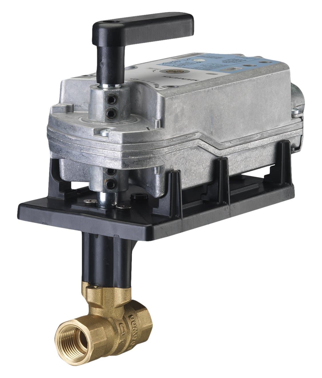Siemens 171E-10330S Válvula de bola de acero inoxidable 2" 2 vías 160 CV + actuador GMA121.1P