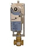 Siemens 299-03166 válvula 2 vías N.O., bronce, actuador GCA121, 0.75" x 6.3, FXF, =% (control proporcional)
