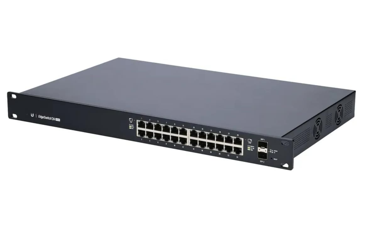 Ubiquiti EdgeSwitch ES-24-500W Switch Gigabit Gestionado 24 Puertos PoE+ (Reacondicionado) UBI-ISP-ES-24-500W-2-cr
