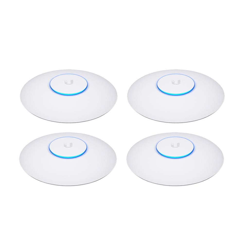 Ubiquiti Networks UniFi UAP-AC-PRO-E Punto de Acceso Wi-Fi AC, Doble Banda, Gigabit, MIMO, Paquete 4 Unidades, Reacondicionado, sin PoE en la caja UAP-AC-PRO-E-US-cr