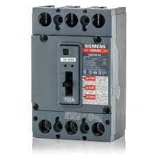 SIEMENS QR HQR23B100 Interruptor Automático 3 Polos 100A 240V 65kA, Negro, Disyuntor Industrial
