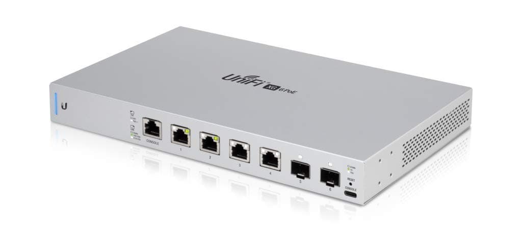 Ubiquiti Networks UniFi US-XG-6POE Switch 10G PoE++ 6 Puertos 802.3bt, SFP+, Administrable, Alto Rendimiento (US-XG-6POE)