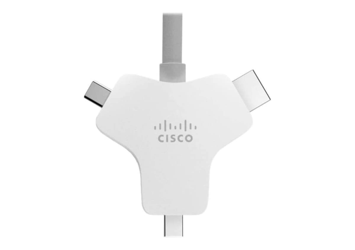 Cisco Webex CAB-HDMI-MUL4K-9M= Cable Multi-Head 4K, 9 Metros, Compatible con Dispositivos Room Series y Board Series, Garantía Estándar de Hardware 90 Días
