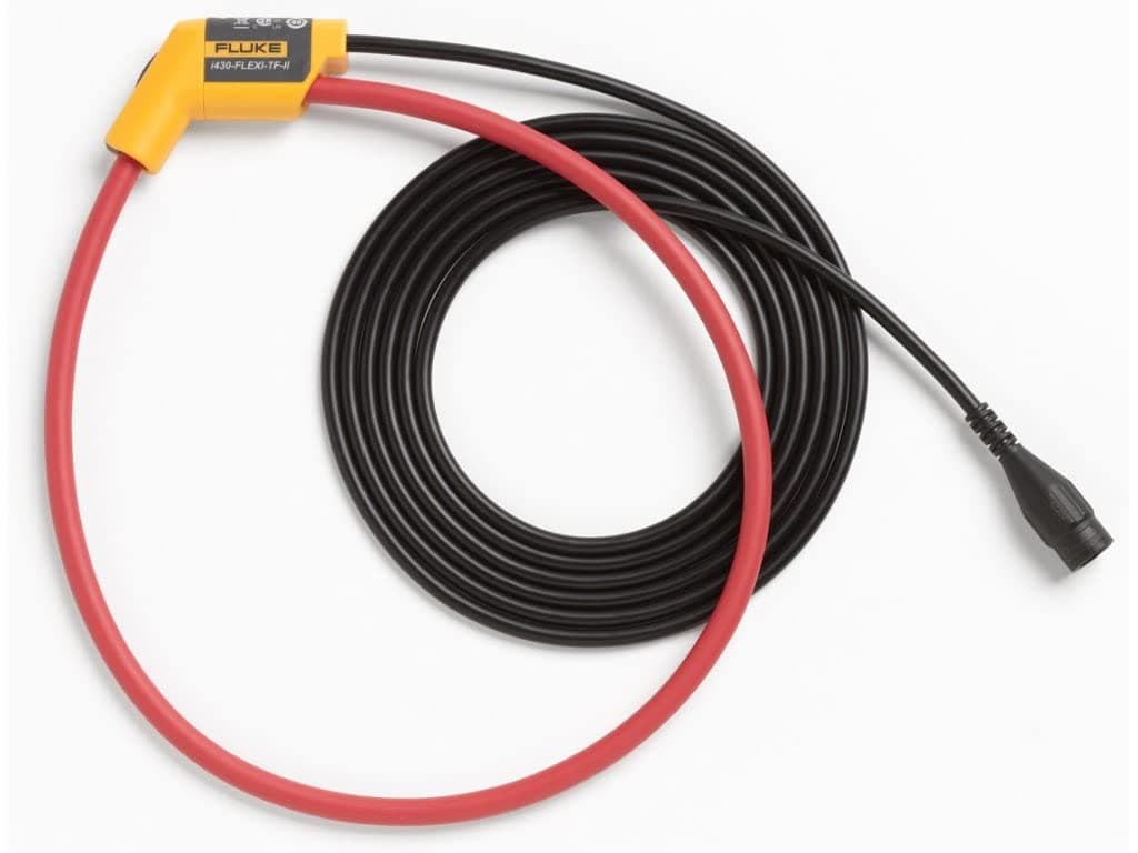 Fluke i430-Flexi-TF-II pinza amperimétrica flexible Rogowski corriente AC alta precisión para analizadores de energía y osciloscopios industrial Fluke Electronics