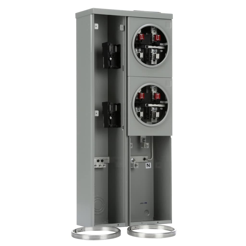 Siemens HI WEP2211 Medidor 200A, 4 Jaw, 125A por posición, 2 posiciones, tapa tipo anillo, EUSERC