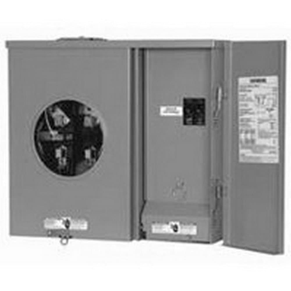Siemens MM0202B1200RJB Base Medidor Combinada 5 Mordazas 120/240V 200A 22 kAIC QNH MDHT Exterior Enchufable 6513048