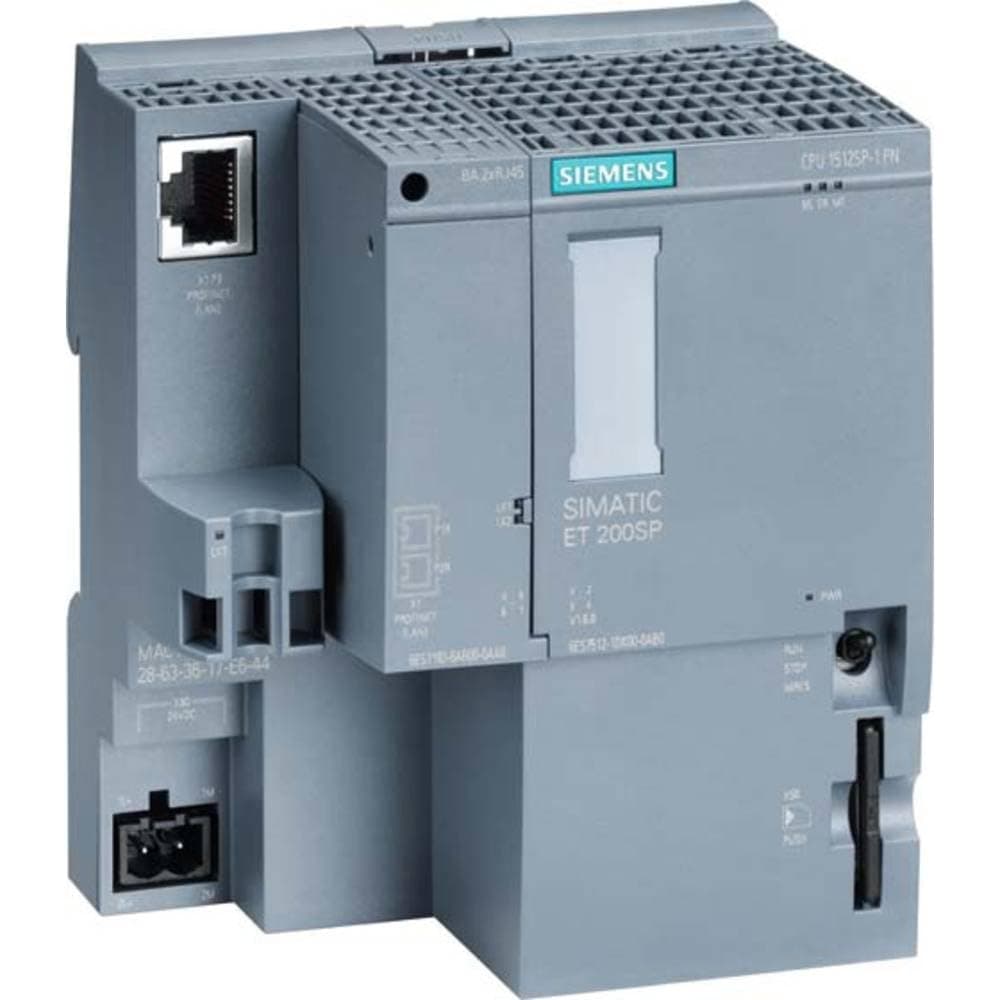 SIEMENS SIMATIC S7-1500 6ES7512-1DK01-0AB0 CPU 1512C-1 PN Controlador PLC Industrial, Ethernet PROFINET, Automación Industrial, Alta Velocidad y Fiabilidad