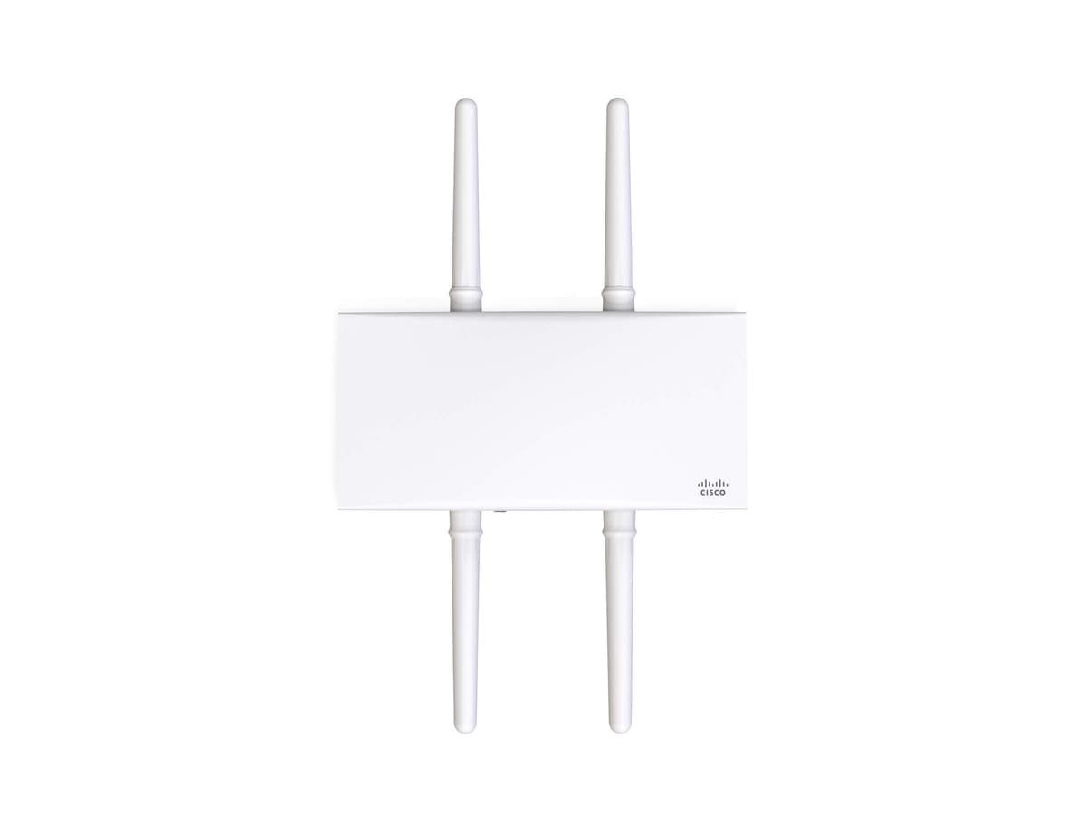 Cisco Meraki MR76 Punto de Acceso Wi-Fi 6 Exterior/Industrial con Antenas Externas y Bluetooth + Licencia y Soporte 1 Año (MR76-HW+LIC-ENT-1YR)