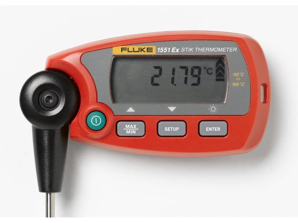 Fluke 1551A-9 Termómetro Digital de Precisión - Lectura/Display, Alta Exactitud, Industrial, NIST Opcional, Portátil