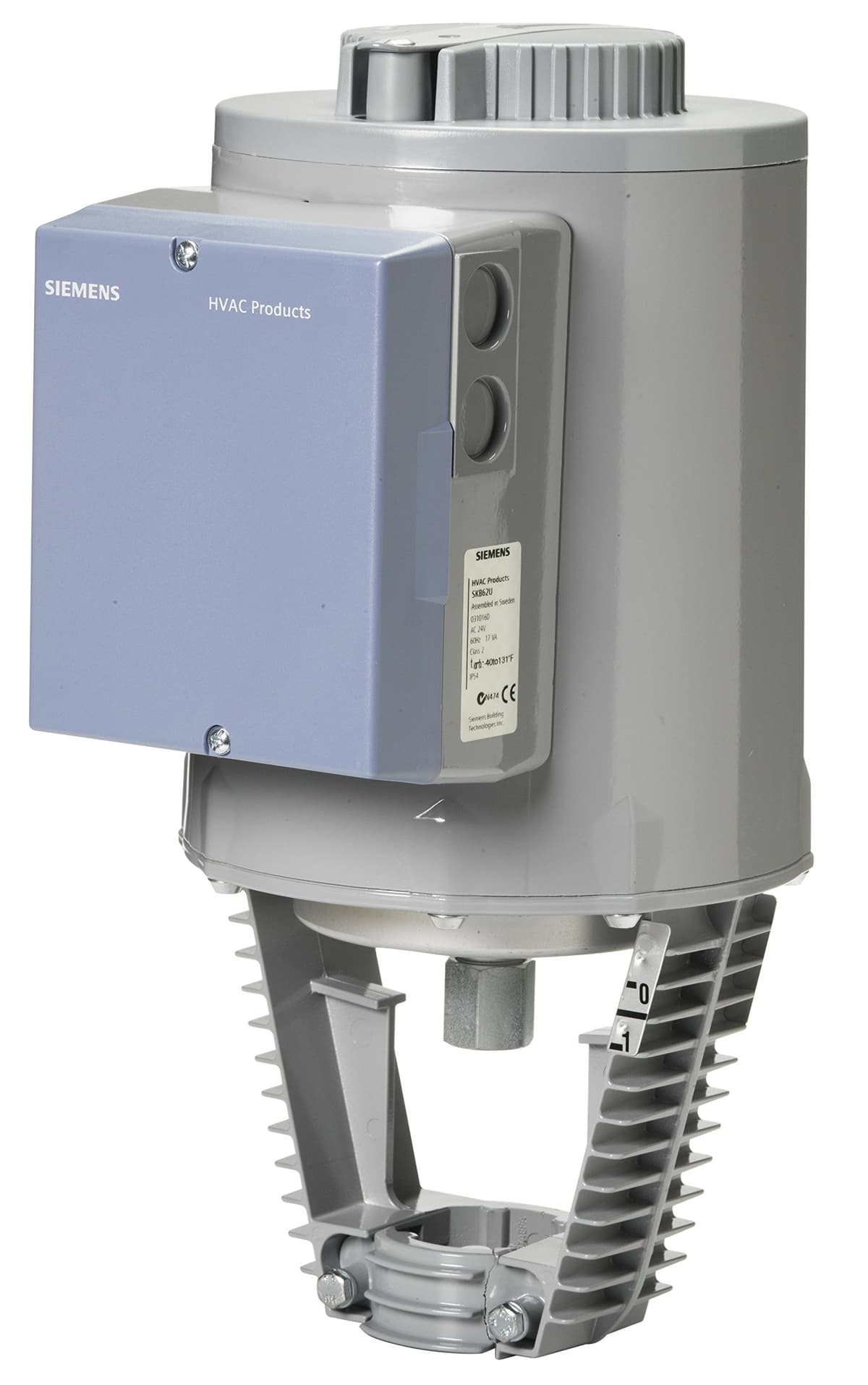 SIEMENS SKC82.61U Actuador eléctrico E/H 40mm 24VAC 3 puntos SR para válvulas