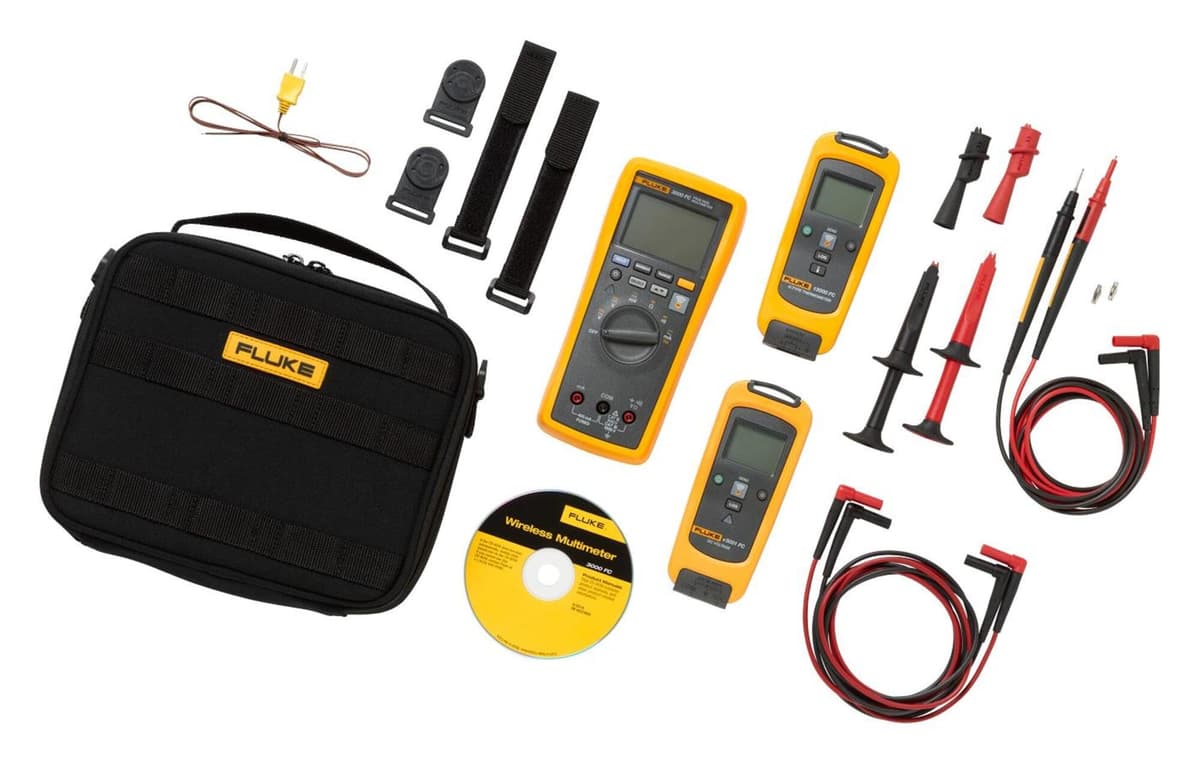 Fluke Connect FLK-3000FC-AUTO Kit Automotriz inalámbrico digital multímetro con módulos FC para diagnóstico y mantenimiento automotriz (3000FC/AUTO)