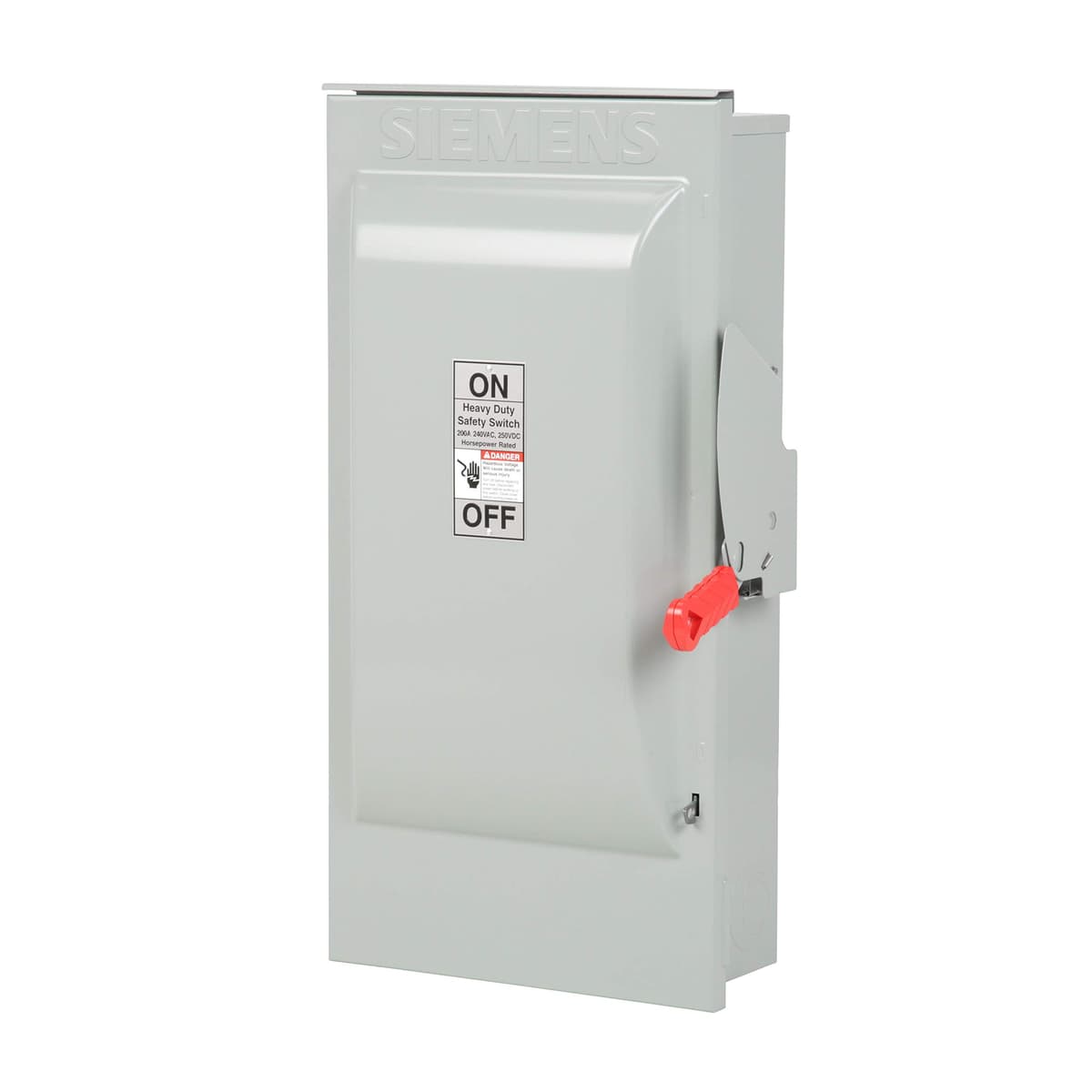 SIEMENS HI HF324NR Interruptor de Seguridad Pesado Fusible 200A 3 Polos 240V 4 Hilos Exterior/Interior