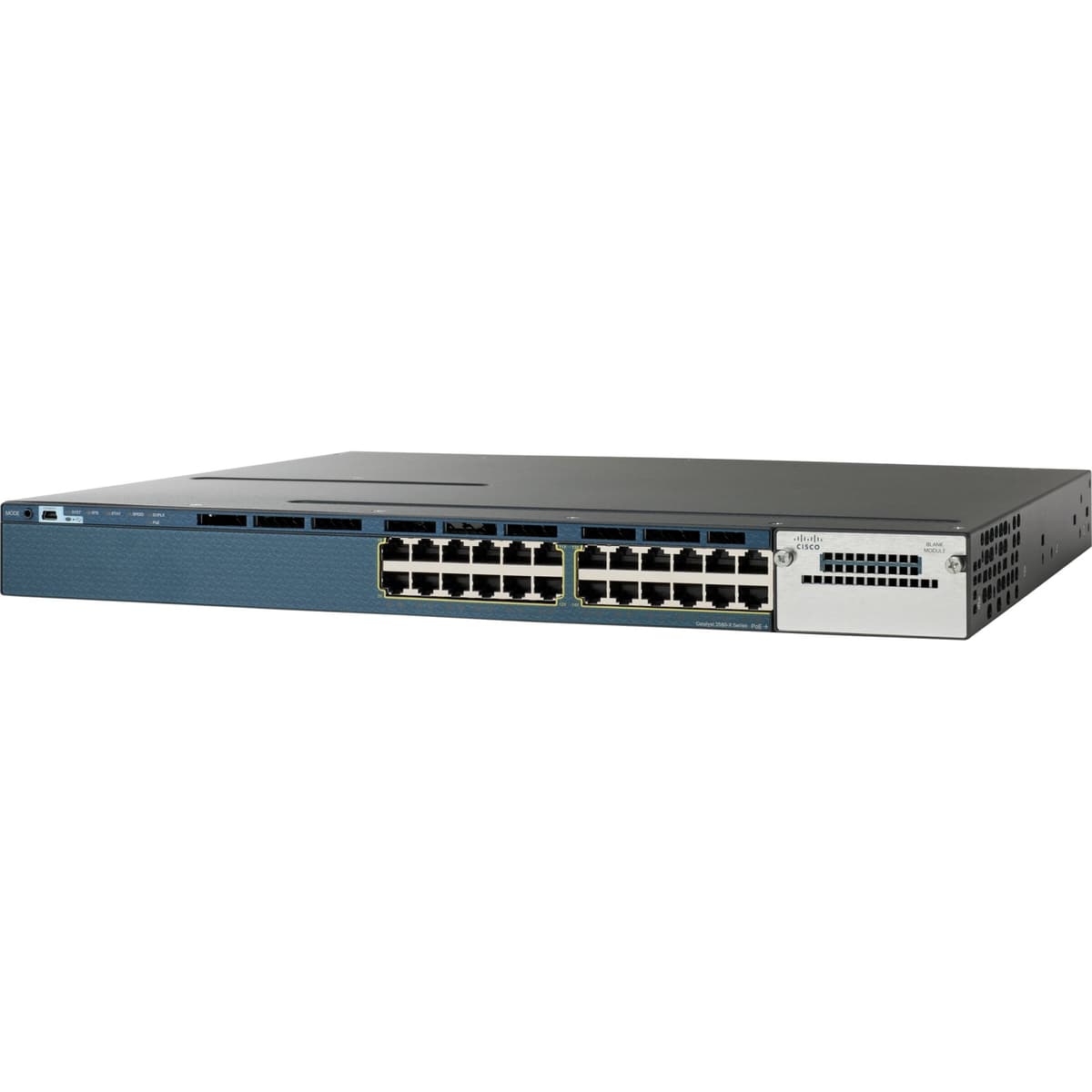 Cisco Catalyst 3560X WS-C3560X-24P-E Switch L3 Gestionado 24x 10/100/1000 PoE+ Montaje en Rack PoE+