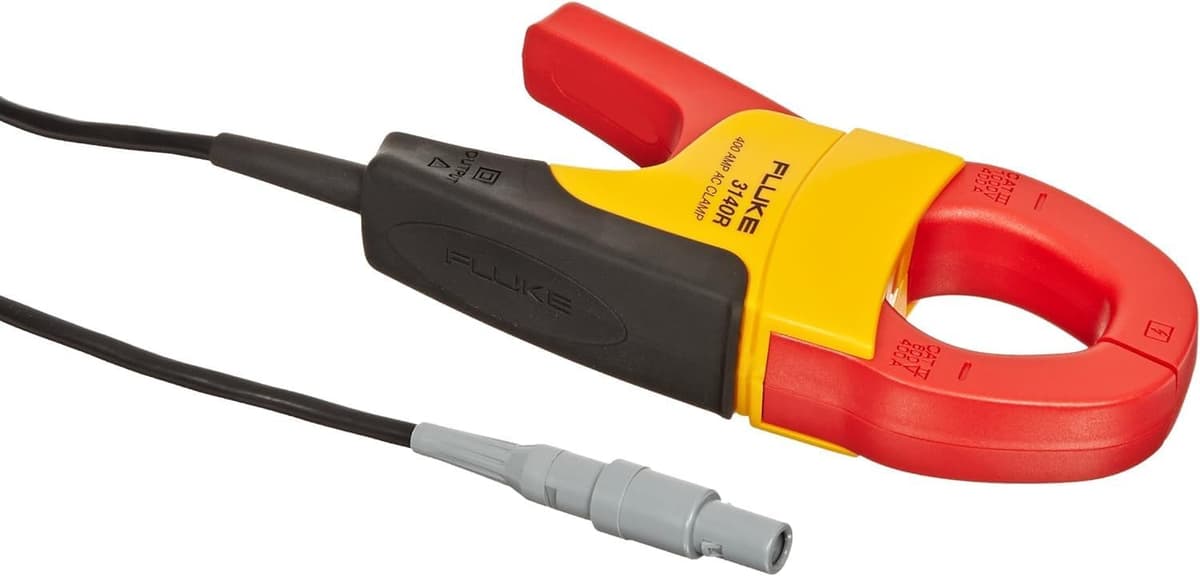 Fluke 3140R Pinza Amperimétrica 400 A, Medición de Corriente, Compatible con Registrador de Potencia Trifásico 1750/B, Accesorio para Analizador de Energía