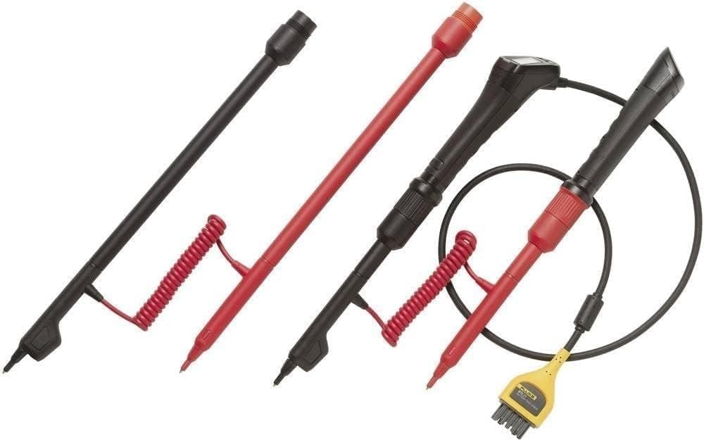 Fluke BTL21 4542286 - Juego de Sondas de Prueba Inteligentes con Extensor y Sensor de Temperatura para Baterías, Accesorio Original Fluke