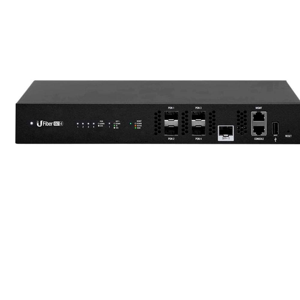 Ubiquiti Networks U Fiber UF-OLT-4 - OLT GPON 4 Puertos, 3 GPON + 1 SFP+, Terminal de Línea Óptica, Fibra, ISP, Alto Rendimiento