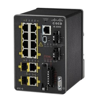 Cisco Industrial Ethernet 2000 Series IE-2000-8TC-B - Switch Gestionable 10 Puertos - Montaje en Riel DIN - Reacondicionado IE-2000-8TC-B-cr