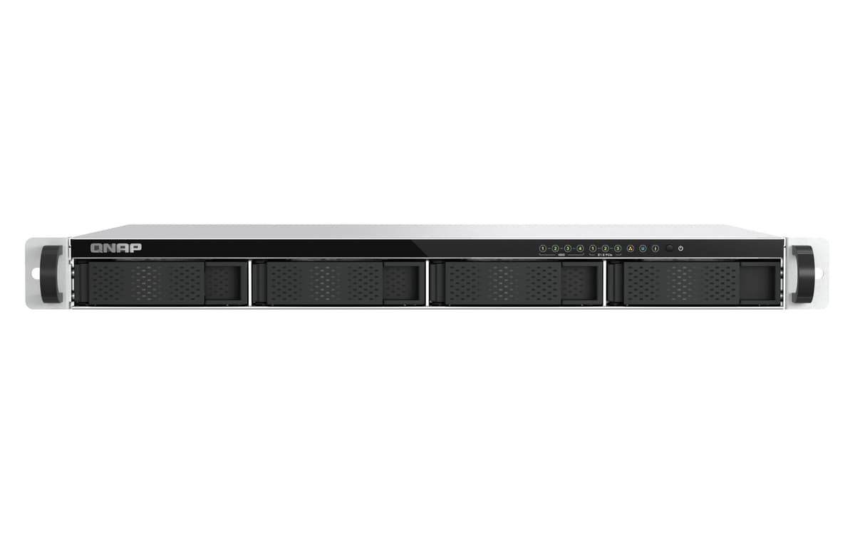 QNAP TS-h765eU-8G NAS Rack 1U Short-Depth Híbrido 7 Bahías, Intel Atom, 2.5GbE