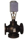 Siemens 267-05960 válvula 2.5" NO 63CV acero inoxidable 125 + actuador SKD60U