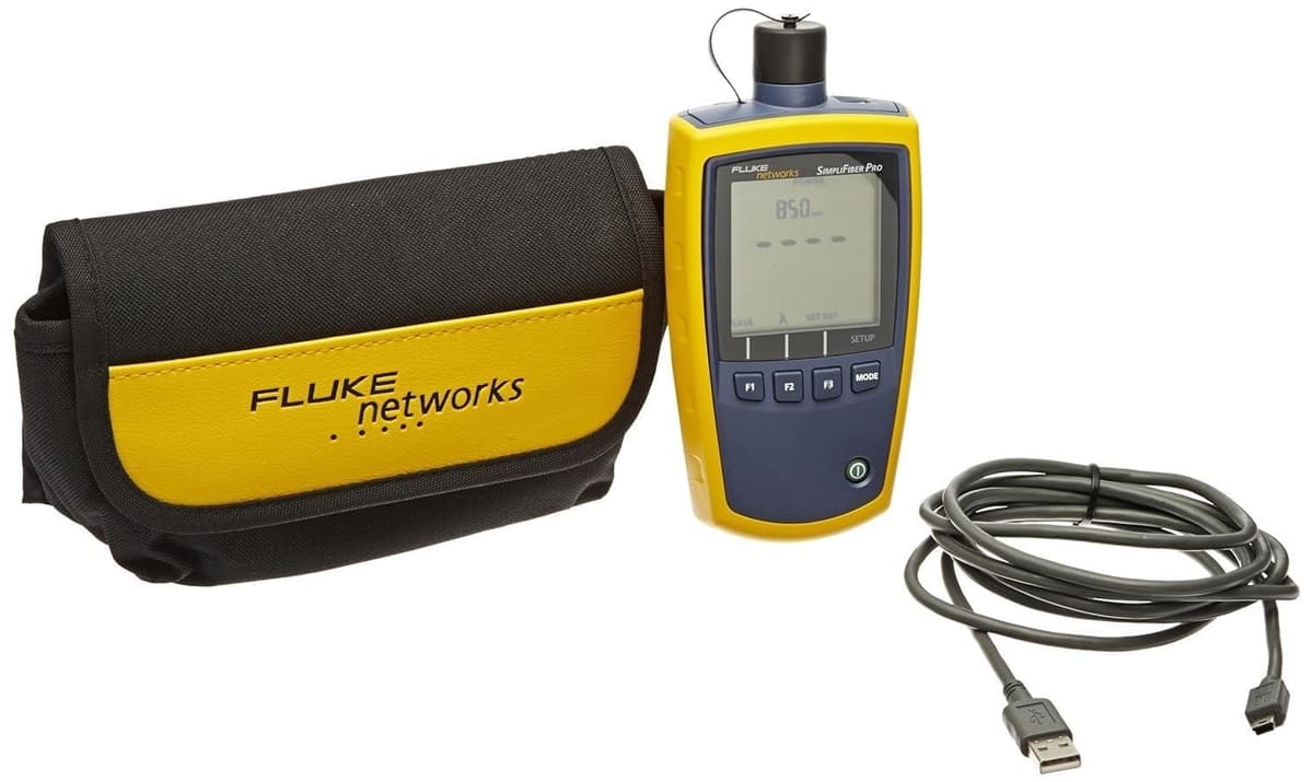 Fluke Networks SimpliFiber SFPOWERMETER Medidor de Potencia Óptica - 1x SC, 1x USB, Pro, para Fibra óptica