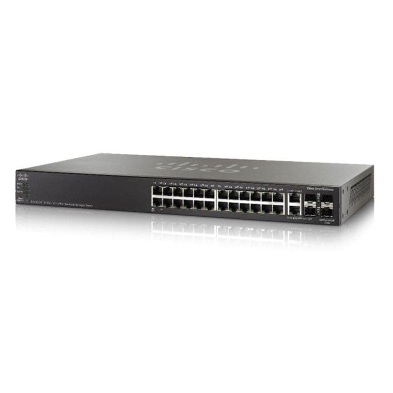 Cisco SG550X-24MPP Switch Ethernet 24 Puertos Gigabit PoE+ 740W 4x10G (Reacondicionado) SG550X-24MPP-K9-NA-cr
