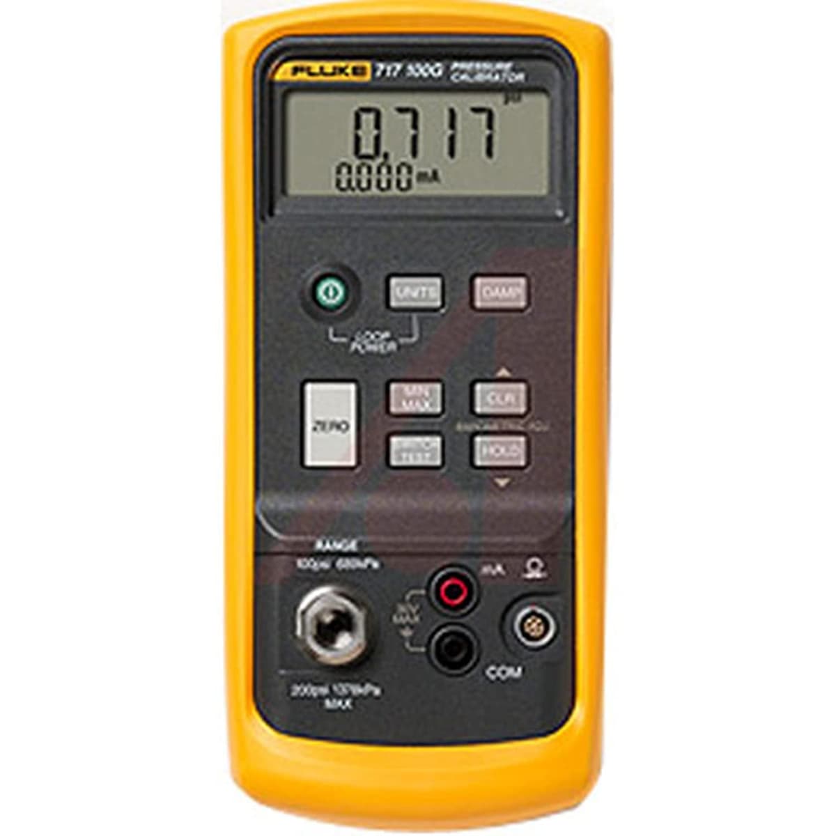Fluke 717 500G Calibrador de Presión, 500 PSIG, Precisión Industrial, Manómetro Digital, Calibración de Procesos