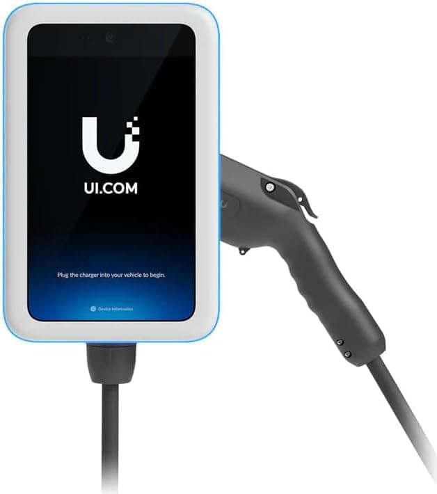 Ubiquiti UC-EV-Station-Pro estación de carga EV inteligente para vehículos eléctricos, carga rápida, red gestionada PoE, exterior/interior, compatible con UniFi