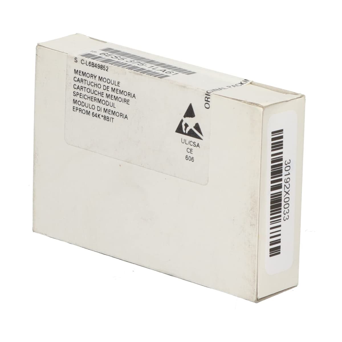Siemens SIMATIC S5 6ES5 375-1LA61 - Módulo de Memoria (Memory Submodule) 6ES5375-1LA61, Submódulo EEPROM, PLC Industrial, Repuesto Original