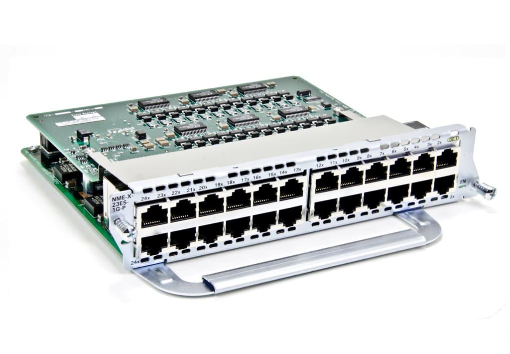 Cisco NME-X-23ES-1G-P Módulo de Servicio EtherSwitch 23 Puertos PoE para Router - Gigabit, Power over Ethernet, Switch Empresarial