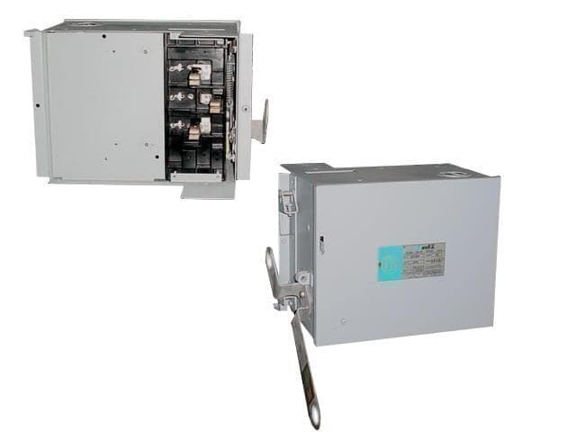 SIEMENS UV361G Interruptor Desconectador 30A 600V 3 Polo Usado Industrial montaje panel seguridad eléctrica