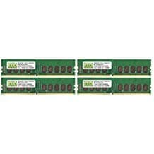 NEMIX RAM 64GB (4X16GB) DDR4 2400MHZ PC4-19200 2Rx8 1.2V CL17 288-PIN ECC No Registrada UDIMM Kit de Memoria ME19200-628K04-401