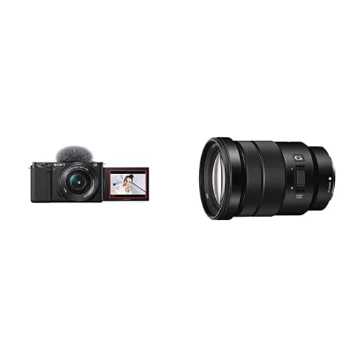 Sony Alpha ZV-E10 Cámara sin Espejo APS-C para Vlogs con lente SELP18105G - Negro ZV E10L