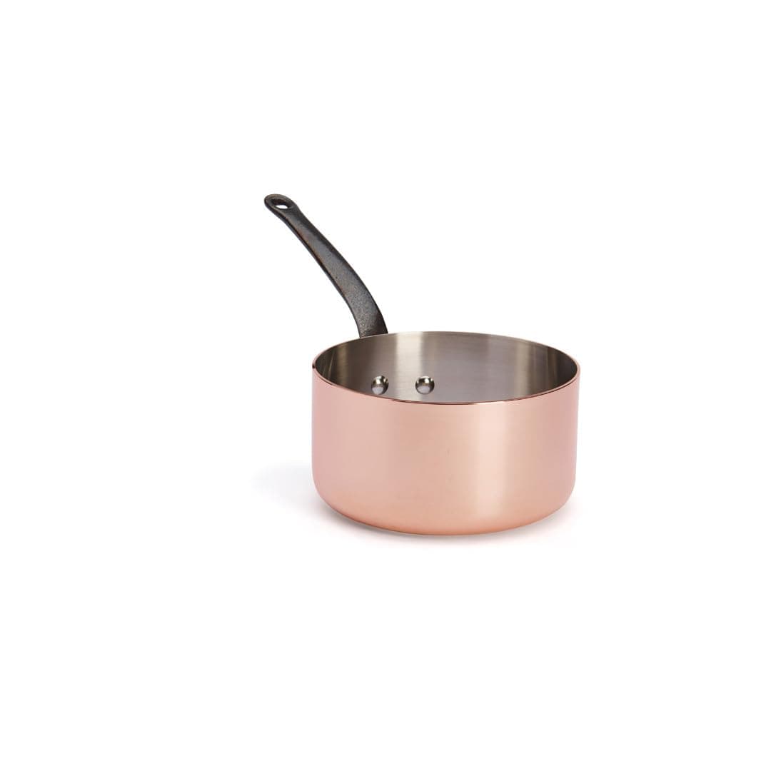 de Buyer PRIMA MATERA 6.25" cazuela redonda cobre-acero inoxidable, apta para inducción 6206.16