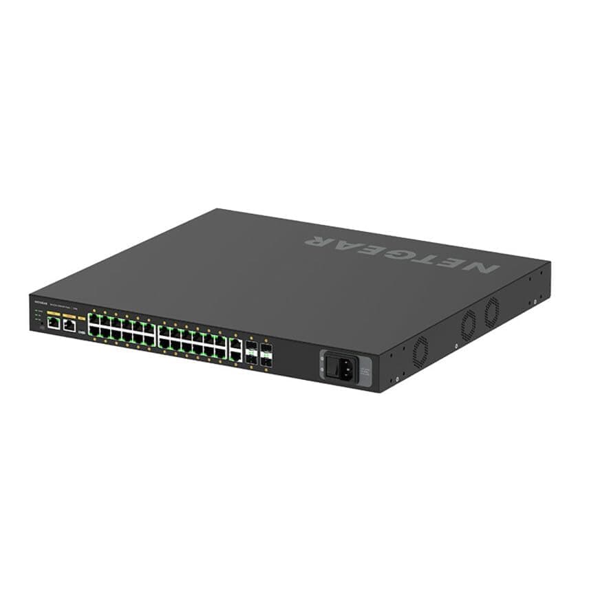 Cloud Care NETGEAR AV Line M4250-26G4XF-PoE+ GSM4230PX - Switch L3 gestionado 24 puertos PoE+ 480W, 4x SFP+ GSM4230PX-100NAS