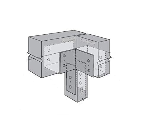 Simpson Strong-Tie ECCLR666 & ECCLL666 Capitel de Columna en Forma de L Derecha y Izquierda ECCLL666 - ECCLR666