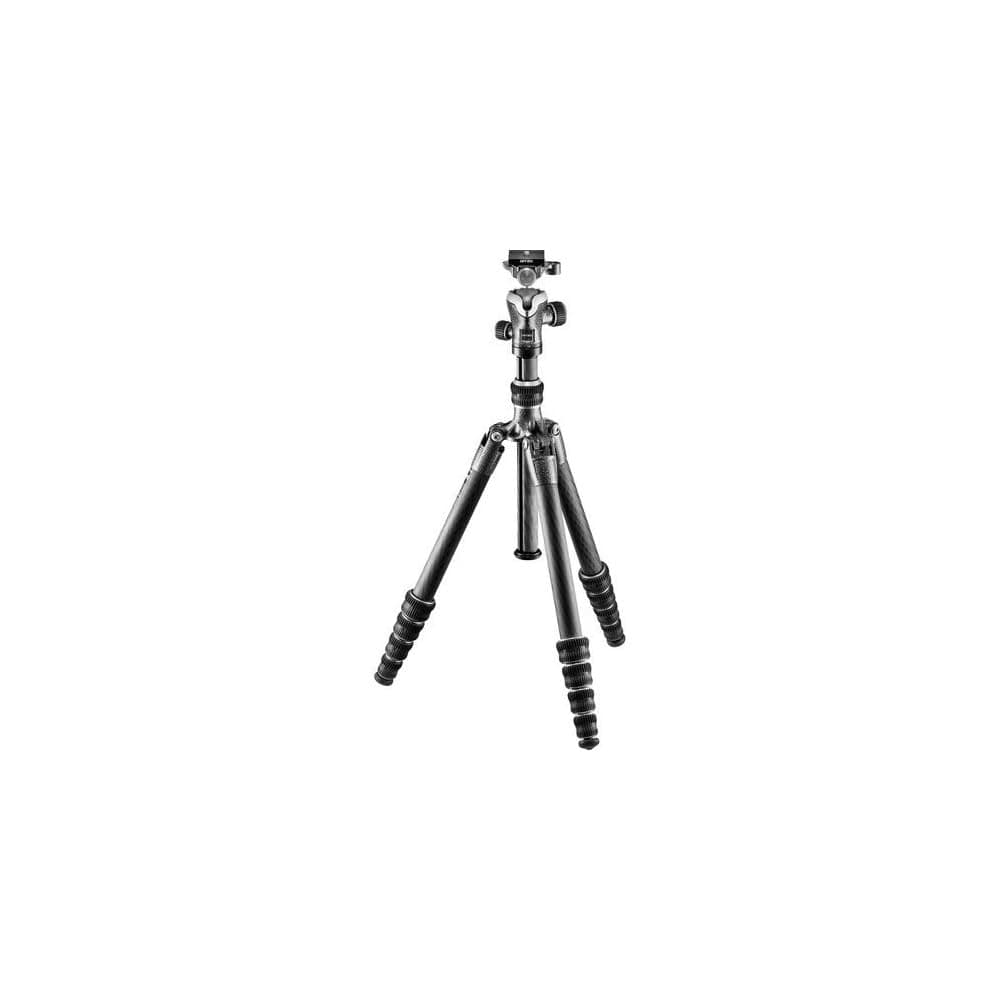 Gitzo GK1555T-82TQD Trípode Traveller con Rótula de Bola Centro - Carbono, Ultra-Compacto