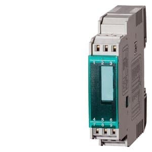 Siemens Convertidor universal seleccionable 17.5mm 0-60mV entrada 0-10V salida 24VAC/VDC 3RS17 06-2FD00