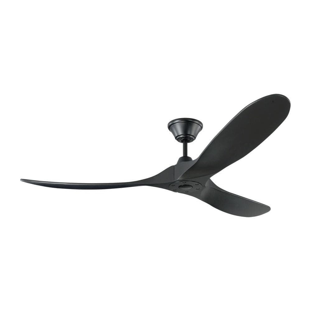 Monte Carlo Maverick 60" Ventilador de Techo Exterior Energy Star con Control Remoto, 3 Aspas Balsa, Matte Black 3MAVR60BKBK