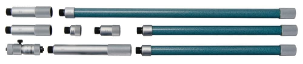 Mitutoyo 137-205 Micrómetro interior tubular con varillas de extensión, 50-1500 mm, graduación 0.01 mm