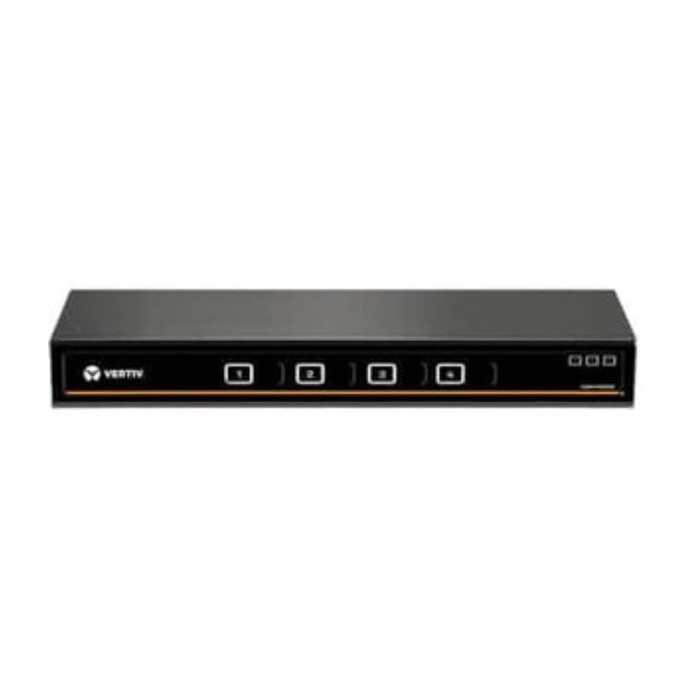 Vertiv Avocent Cybex SC940DPH-400 KVM seguro de escritorio 4 puertos, Dual Head, DisplayPort/HDMI, CAC, NIAP 4.0, TAA