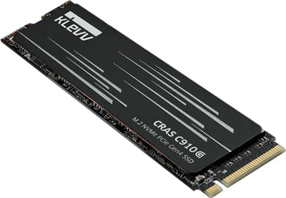KLEVV CRAS C910G SSD M.2 NVMe 2280 2TB con disipador, PCIe Gen4x4, hasta 5200MB/s K02TBM2SP0-10G