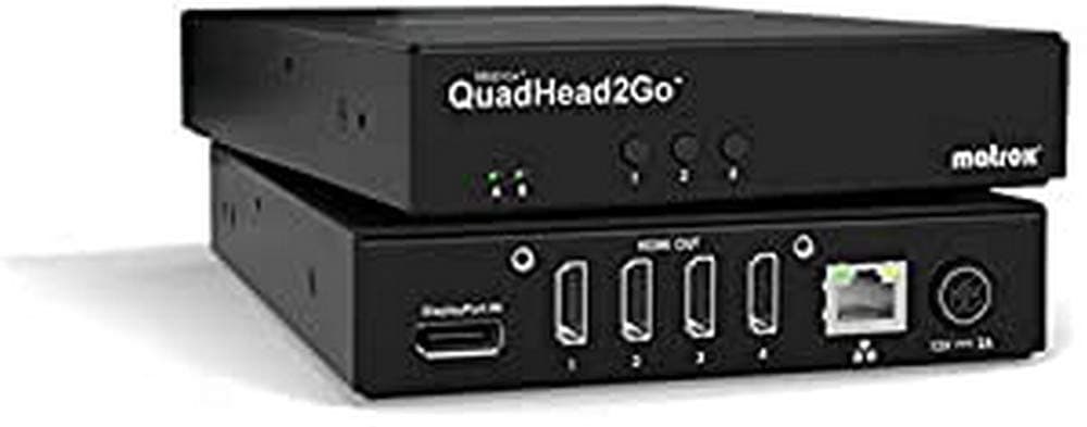 Matrox Q2G-DP4K QuadHead2Go controlador multimonitor para video wall