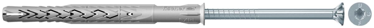 fischer Frame Fixing SXRL 14 x 260 T con tornillo avellanado, paquete de 50 530928