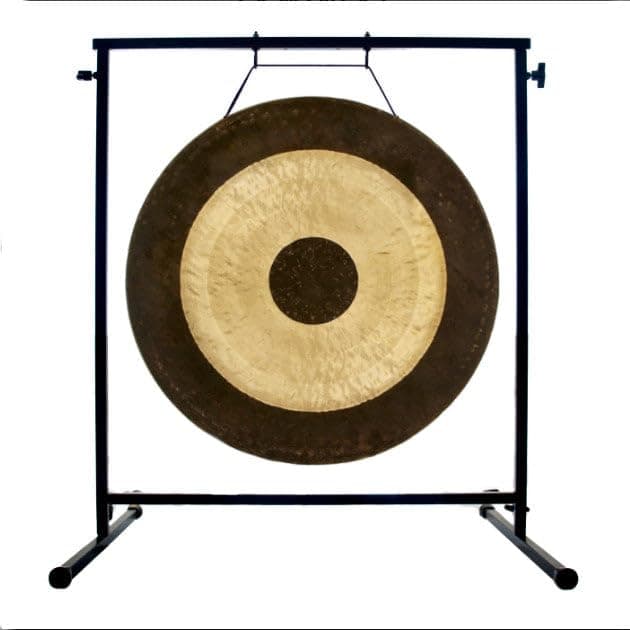 Unlimited Gong 24"-26" con Fruity Buddha Stand, mazo y cuerda - variedad de gongs artesanales gu-26chaufruity-amz