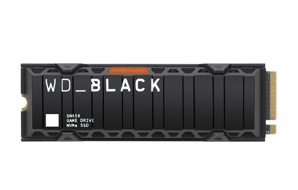 Western Digital WD Black SN850 2TB NVMe PCIe 4.0 M.2 Unidad SSD Interna para Juegos con Disipador 0619659183493