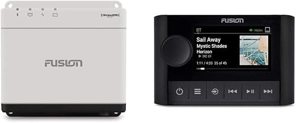 Fusion Apollo MS-WB670 Marine Hideaway Stereo, con DSP, una marca Garmin y Fusion Apollo ERX400, control remoto marino con cable con conectividad Ethernet, una marca Garmin