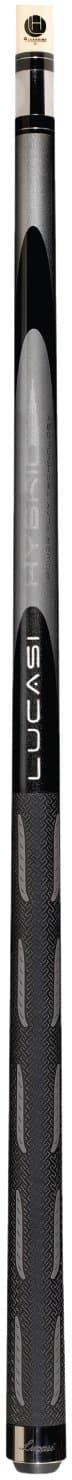 Lucasi Hybrid L-H40 Black Mist y Metallic Silver Cue de Tecnología Golf Style 18-Ounce