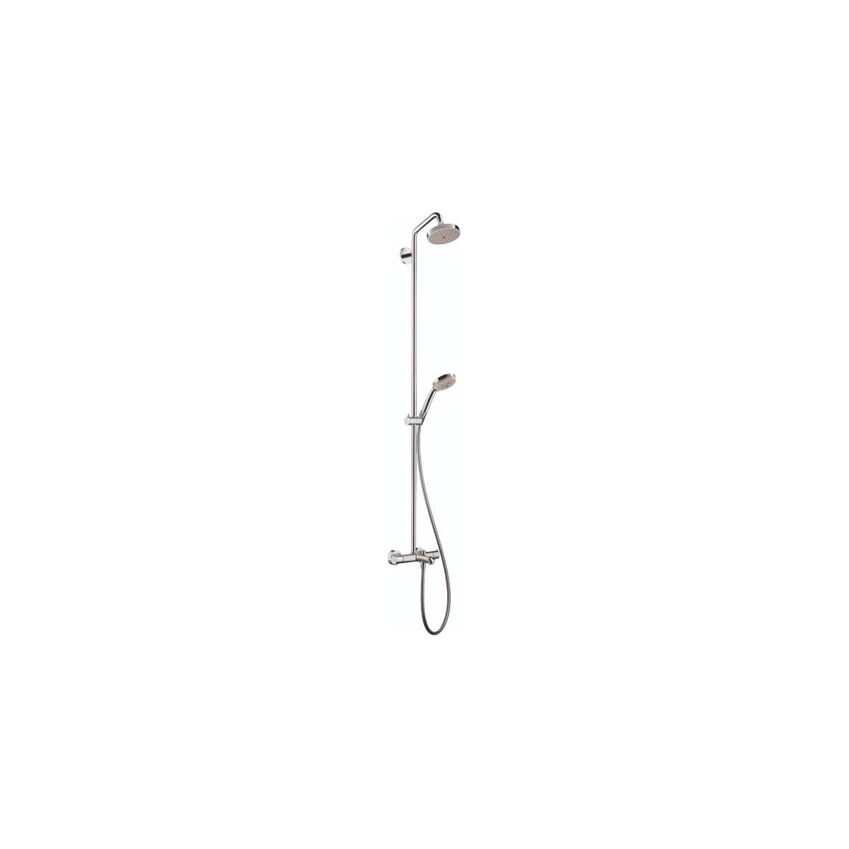 hansgrohe Croma Showerpipe con cabeza Raindance S 150 AIR, Cromado, 27143001 027143001
