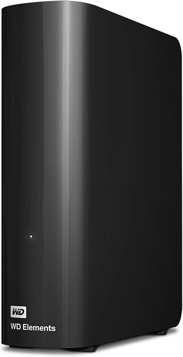 Disco duro externo Western Digital WD Elements de escritorio 26 TB, USB 3.0 para almacenamiento plug-and-play - WDBWLG0260HBK-NESN